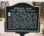 JORDAN DAM AND POWER PLANT.